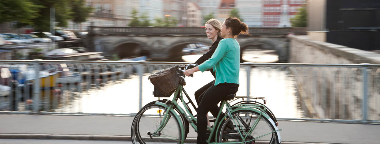 Biking in Copenhagen